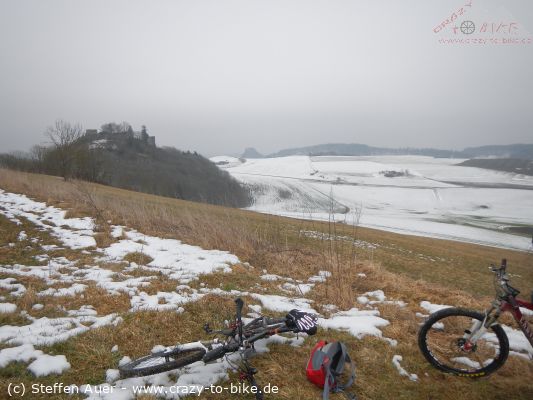 Bei Schnee im Frühling